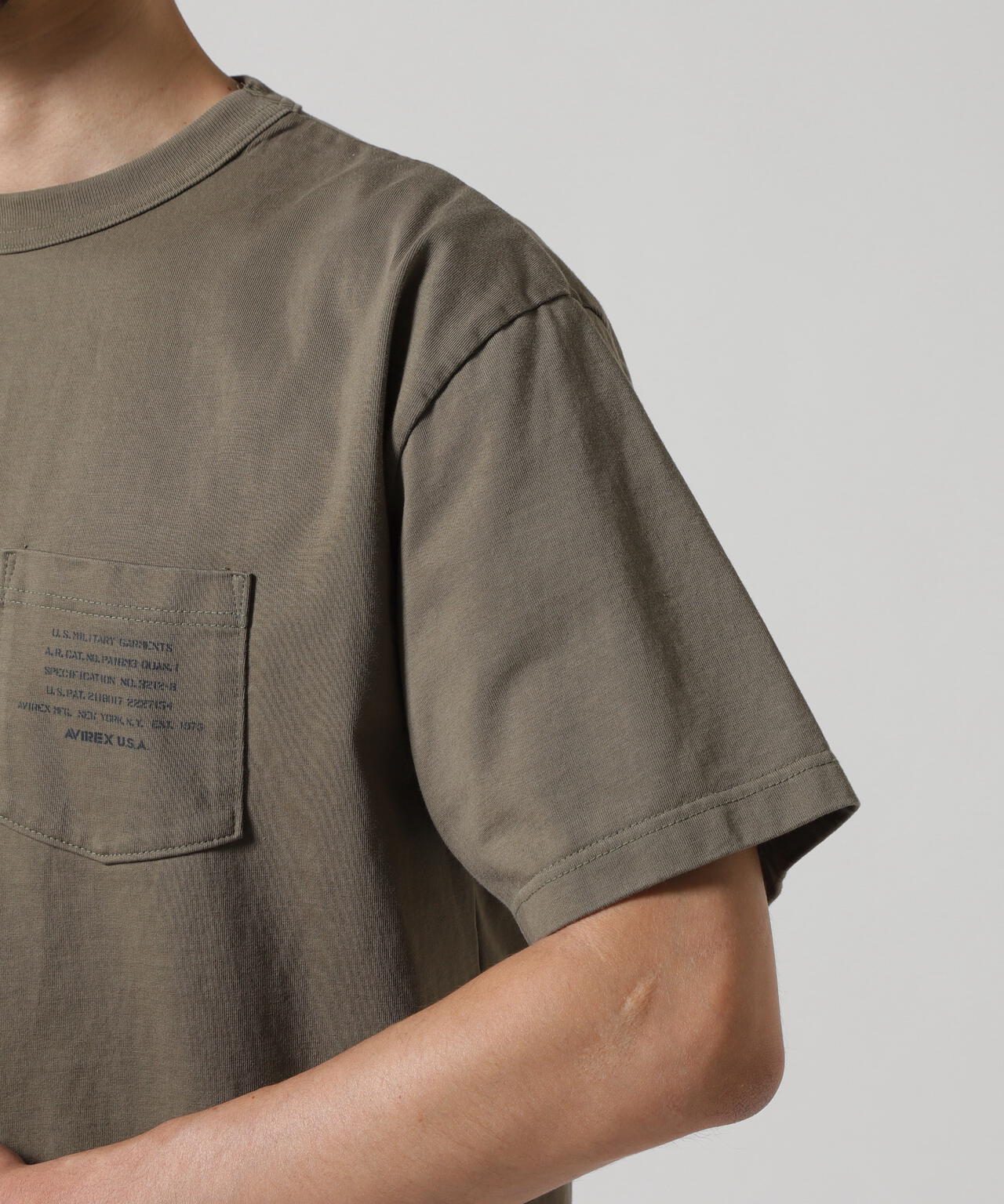 MIL. STENCIL OFFICIAL LOGO T-SHIRT / ステンシル オフィシャルロゴ 半袖Tシャツ