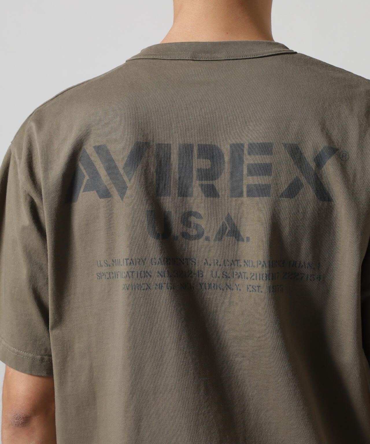 MIL. STENCIL OFFICIAL LOGO T-SHIRT / ステンシル オフィシャルロゴ 半袖Tシャツ