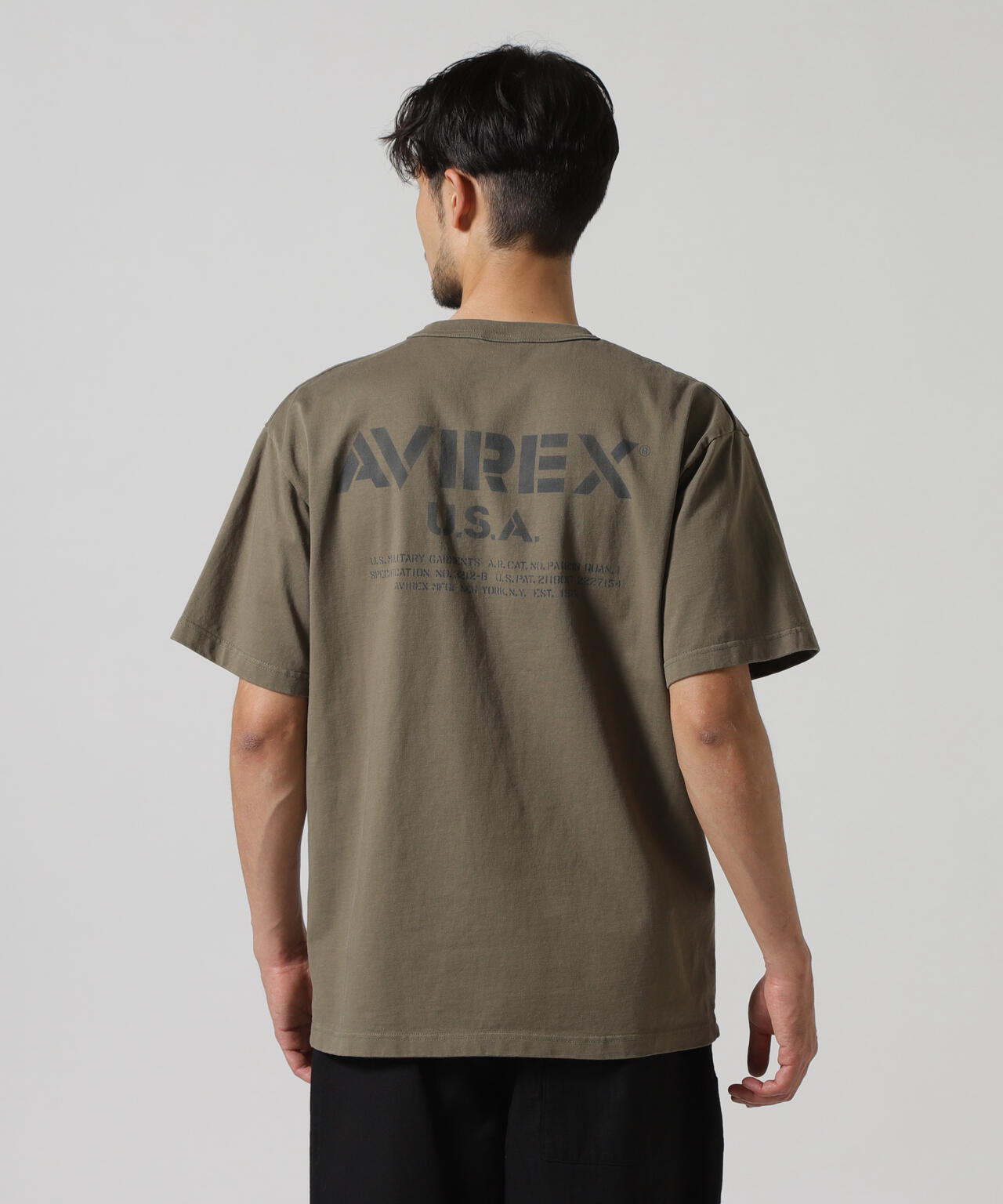 MIL. STENCIL OFFICIAL LOGO T-SHIRT / ステンシル オフィシャルロゴ 半袖Tシャツ