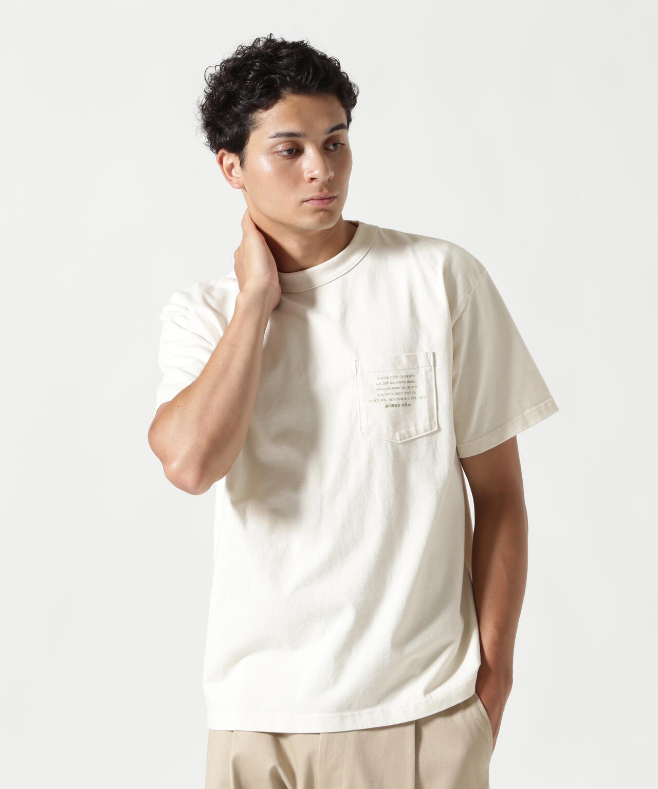 MIL. STENCIL OFFICIAL LOGO T-SHIRT / ステンシル オフィシャルロゴ 半袖Tシャツ