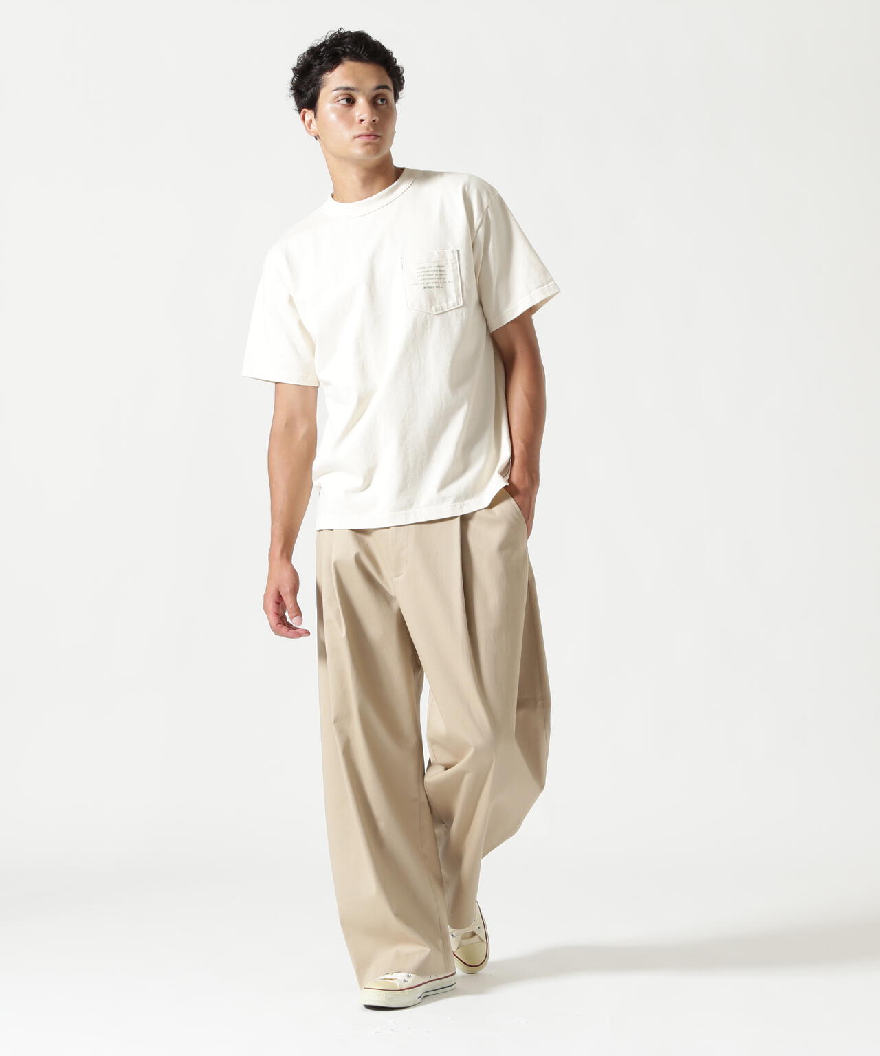 MIL. STENCIL OFFICIAL LOGO T-SHIRT / ステンシル オフィシャルロゴ 半袖Tシャツ