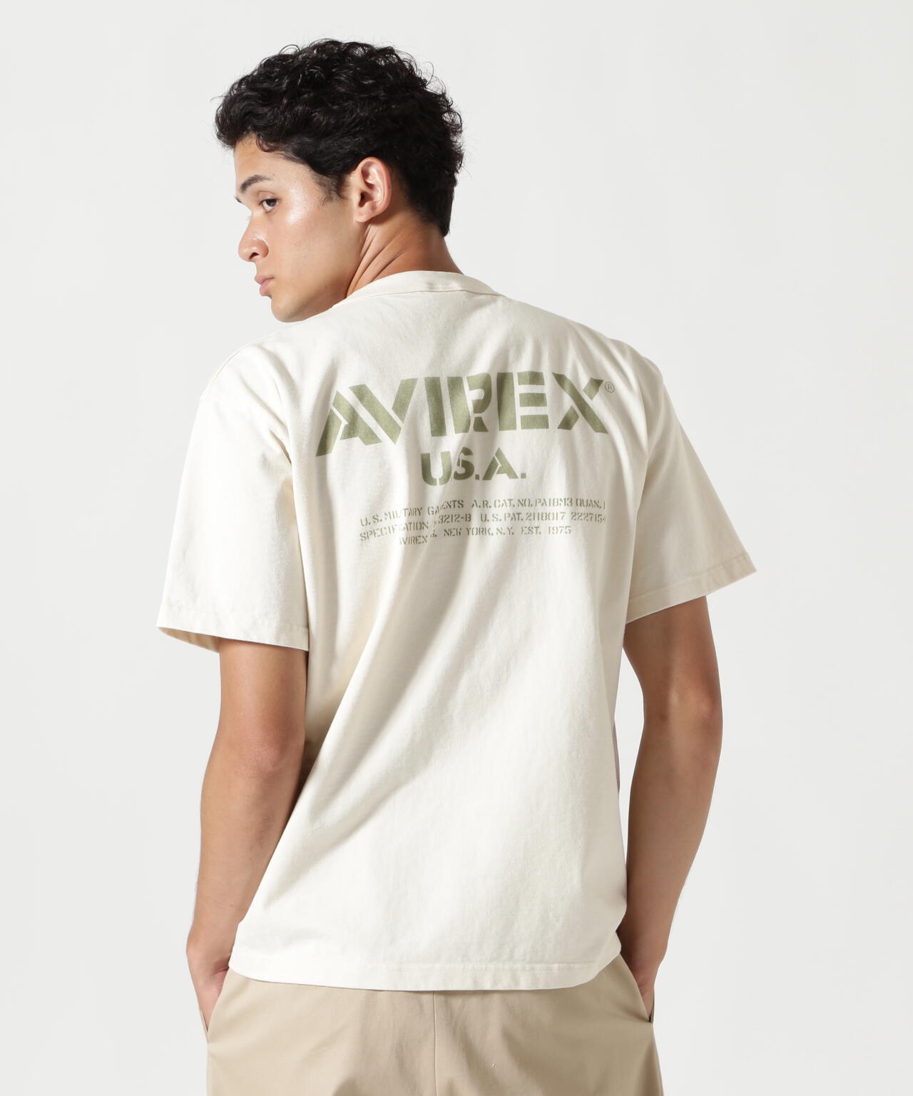 MIL. STENCIL OFFICIAL LOGO T-SHIRT / ステンシル オフィシャルロゴ 半袖Tシャツ