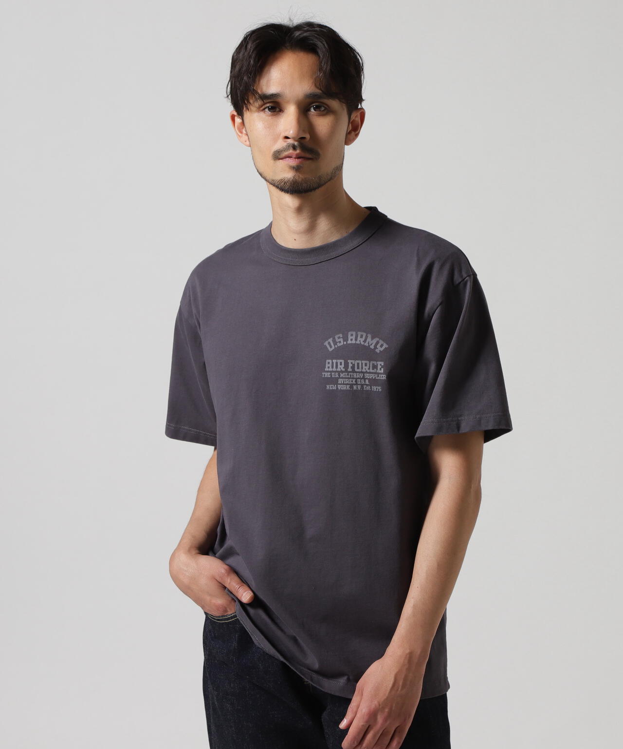 MIL. STENCIL T-SHIRT US ARMY AIR FORCE / ステンシル 半袖Tシャツ アーミー エアフォース