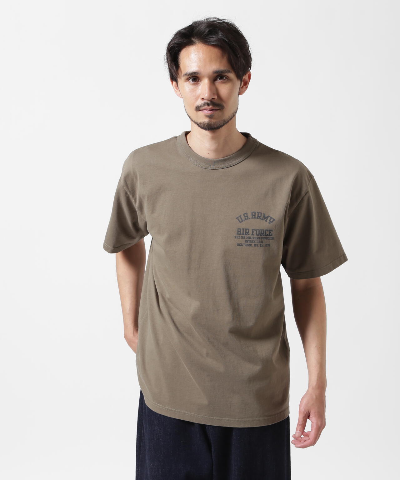 MIL. STENCIL T-SHIRT US ARMY AIR FORCE / ステンシル 半袖Tシャツ アーミー エアフォース