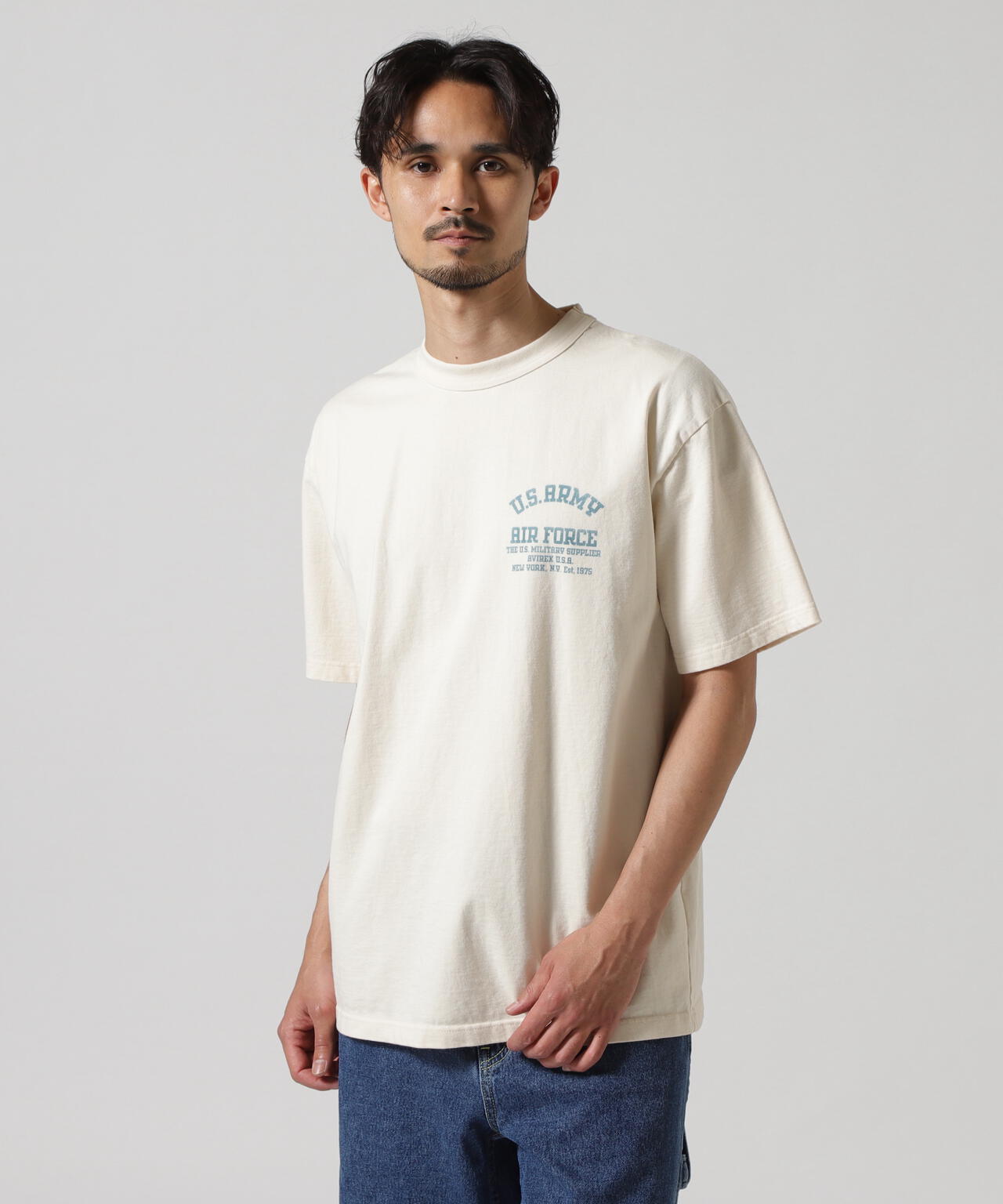 MIL. STENCIL T-SHIRT US ARMY AIR FORCE / ステンシル 半袖Tシャツ アーミー エアフォース