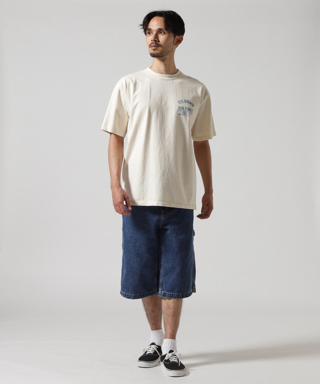 MIL. STENCIL T-SHIRT US ARMY AIR FORCE / ステンシル 半袖Tシャツ アーミー エアフォース