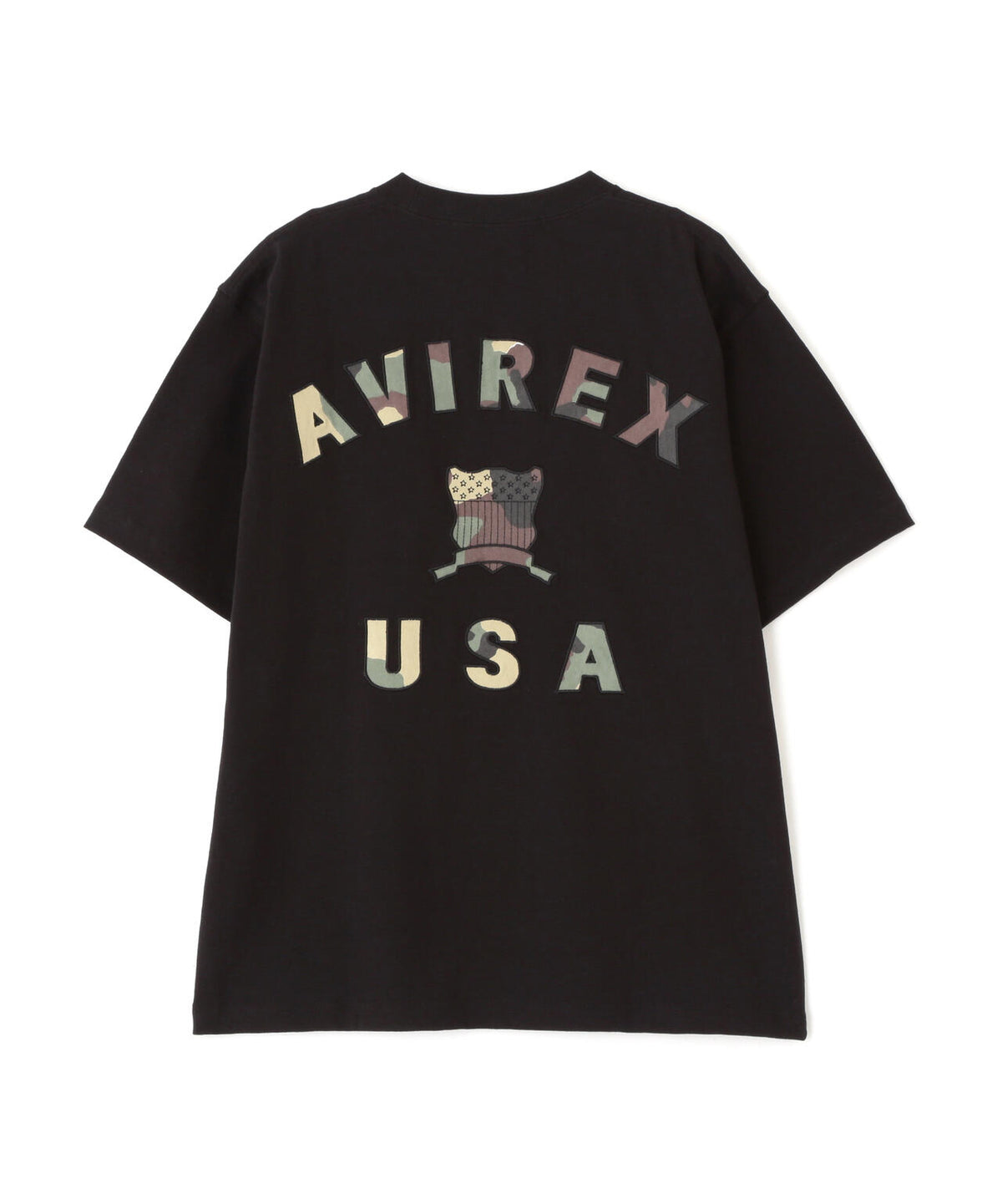 《直営店限定》VARSITY CAMO LOGO T-SHIRT / バーシティ カモ ロゴ 半袖Tシャツ / AVIREX