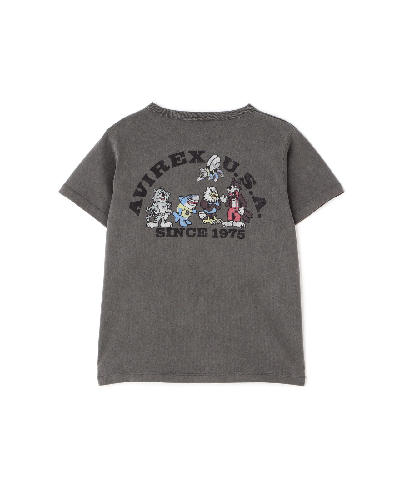 《KID'S/キッズ》FADE WASH PRINT T-SHIRT / フェイドウォッシュ プリント 半袖Tシャツ / AVIREX /