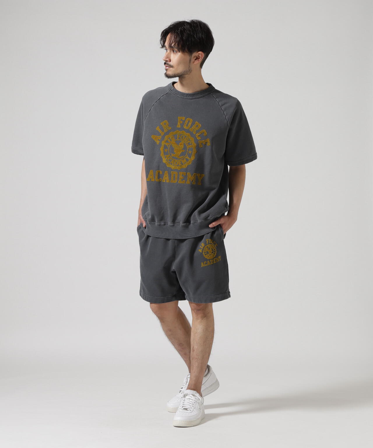 SWEAT T-SHIRT "USAFA" / スウェット 半袖Tシャツ / AVIREX / アヴィレックス