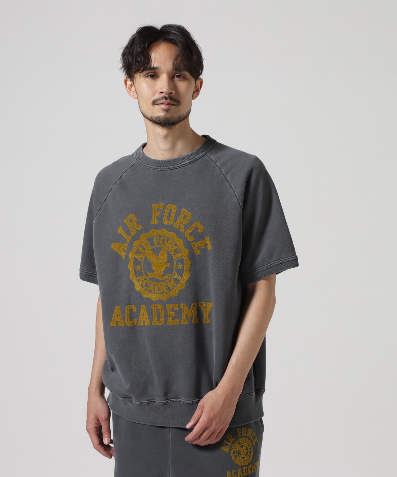 SWEAT T-SHIRT "USAFA" / スウェット 半袖Tシャツ / AVIREX / アヴィレックス