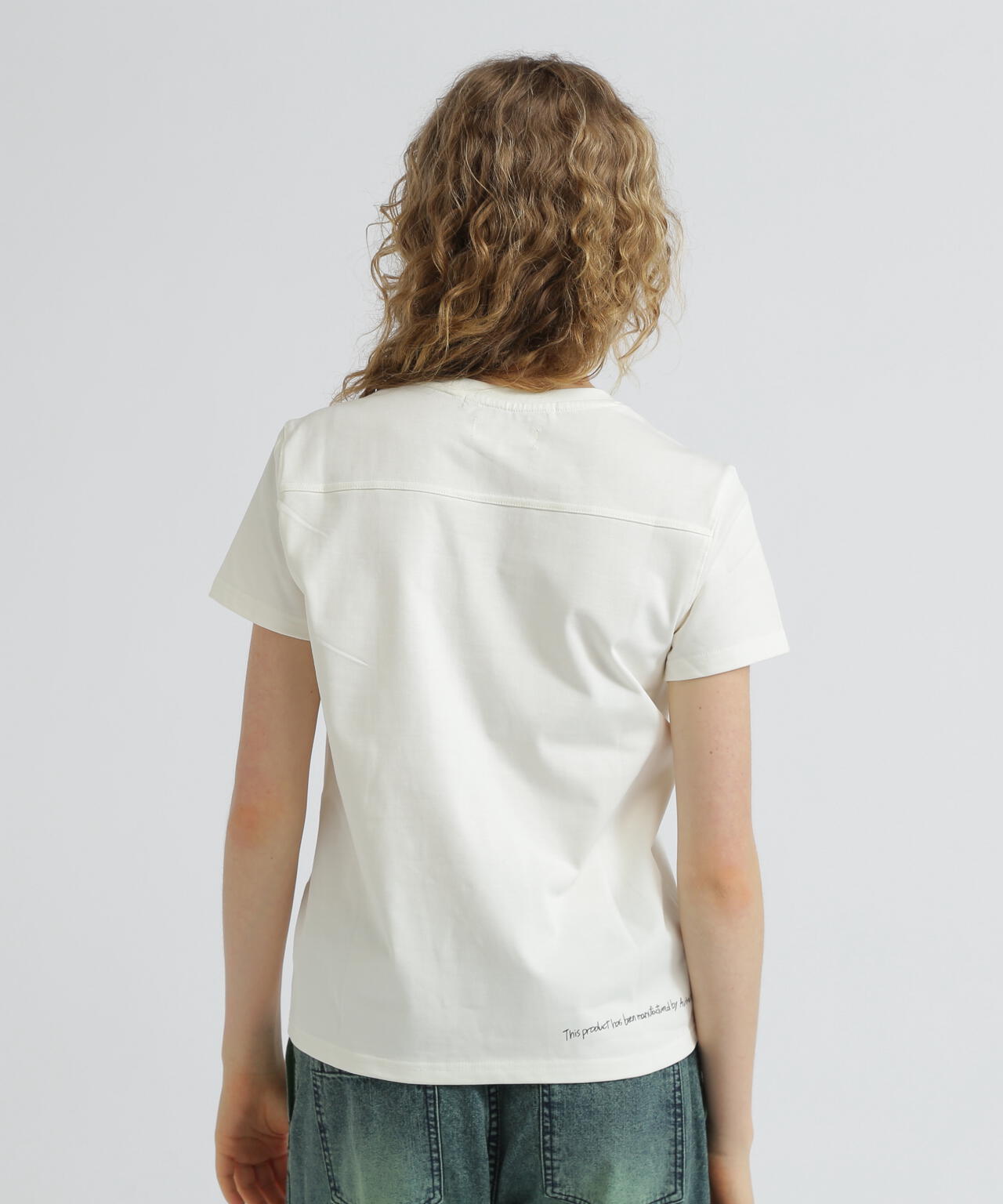 《WOMEN'S》MILITARY ORGANDY POCKET T-SHIRT/ミリタリーオーガンジーポケットTシャツ