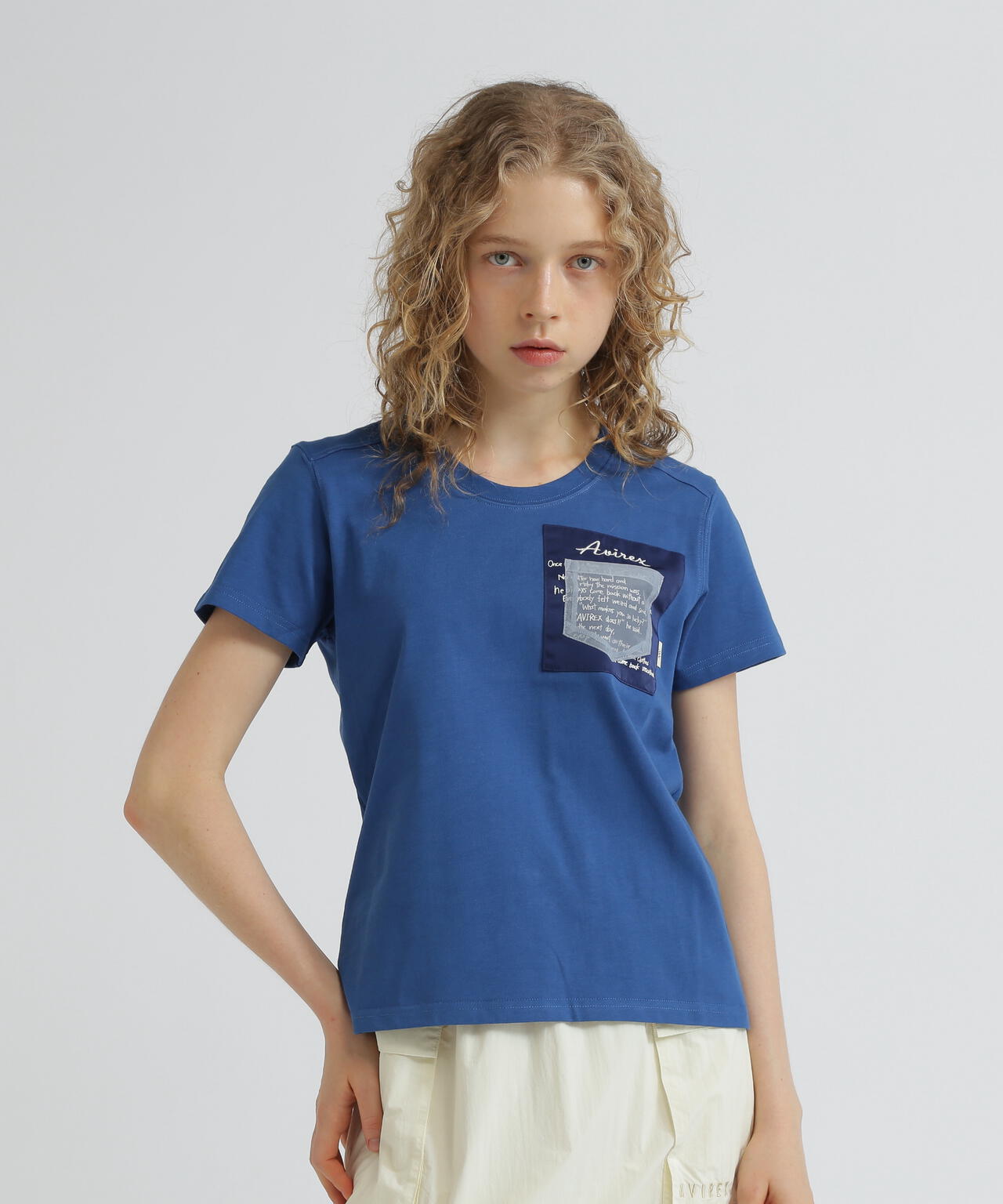 《WOMEN'S》MILITARY ORGANDY POCKET T-SHIRT/ミリタリーオーガンジーポケットTシャツ