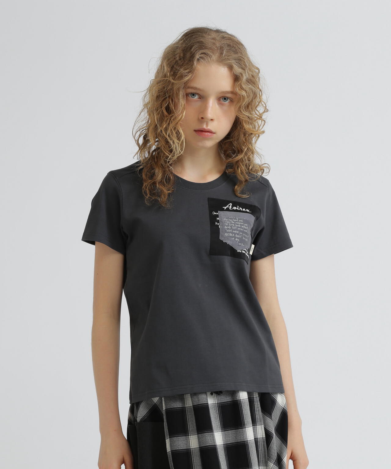 《WOMEN'S》MILITARY ORGANDY POCKET T-SHIRT/ミリタリーオーガンジーポケットTシャツ