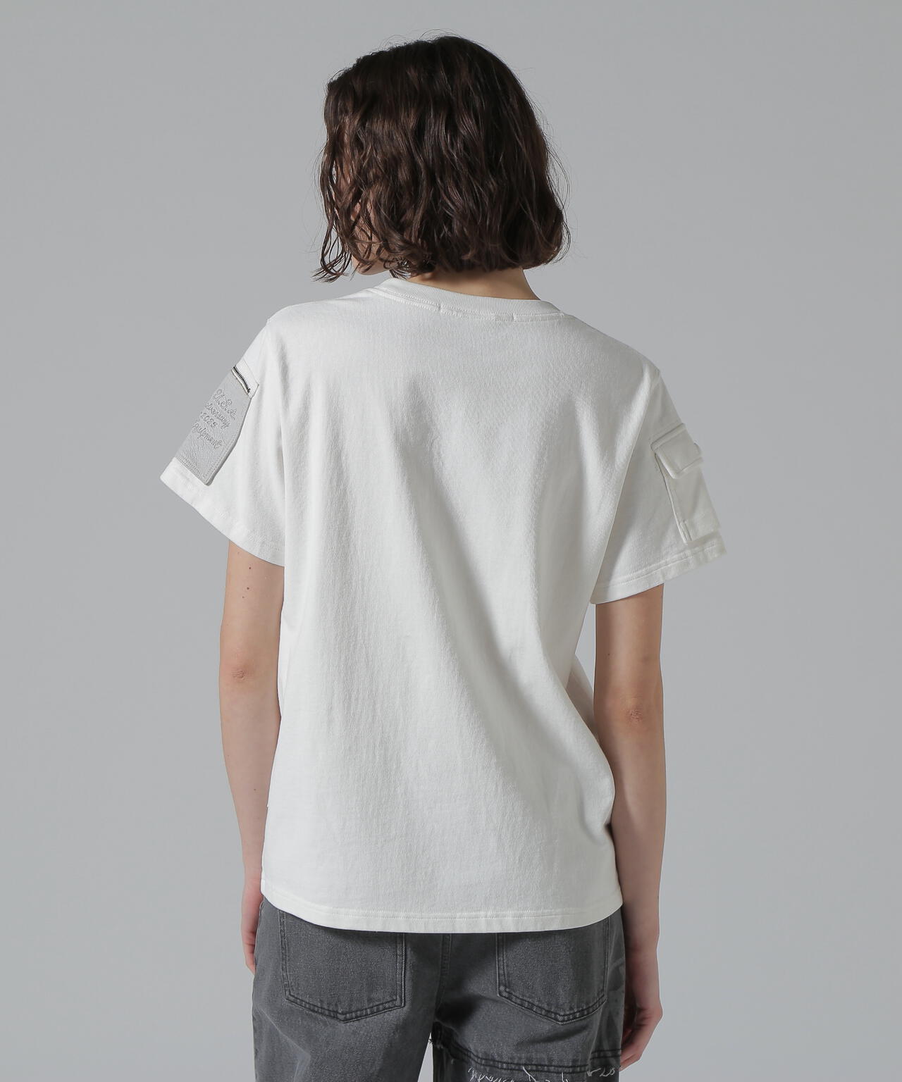 《50th Anniversary》LEATHER PATCHED FATIGUE T-SHIRT/レザーパッチ ファティーグTシャツ