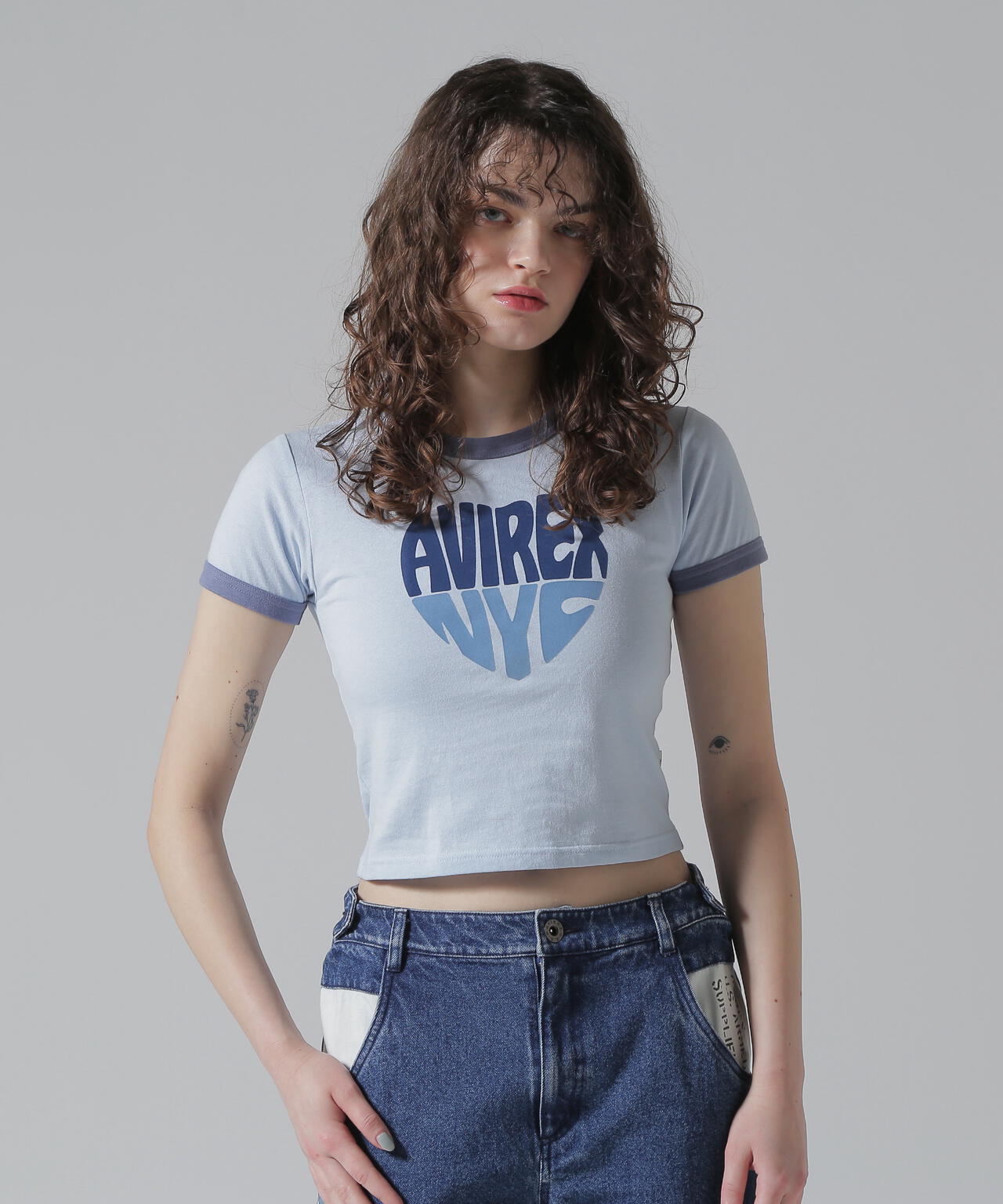 RINGER HEART LOGO T-SHIRT/リンガーハートロゴTシャツ