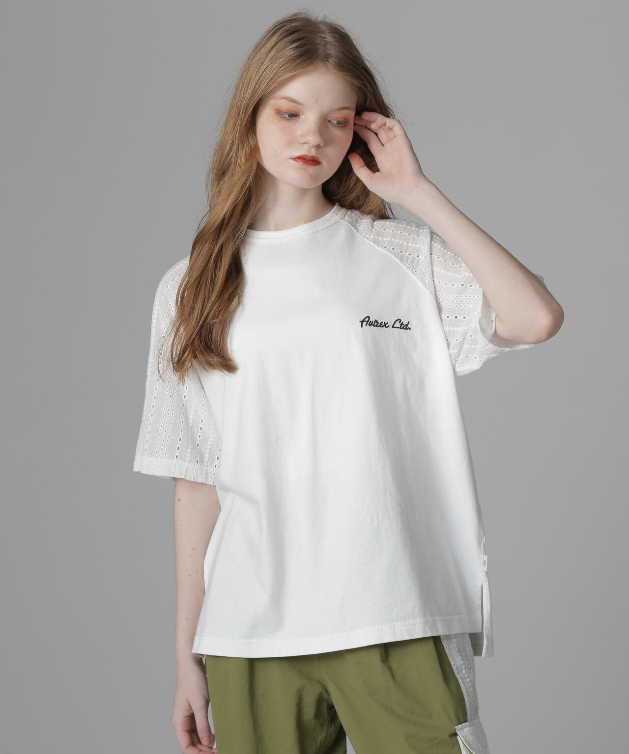 《WEB LIMITED Belle LINE》LACE NUMBERING T-SHIRT/レースナンバリングTシャツ