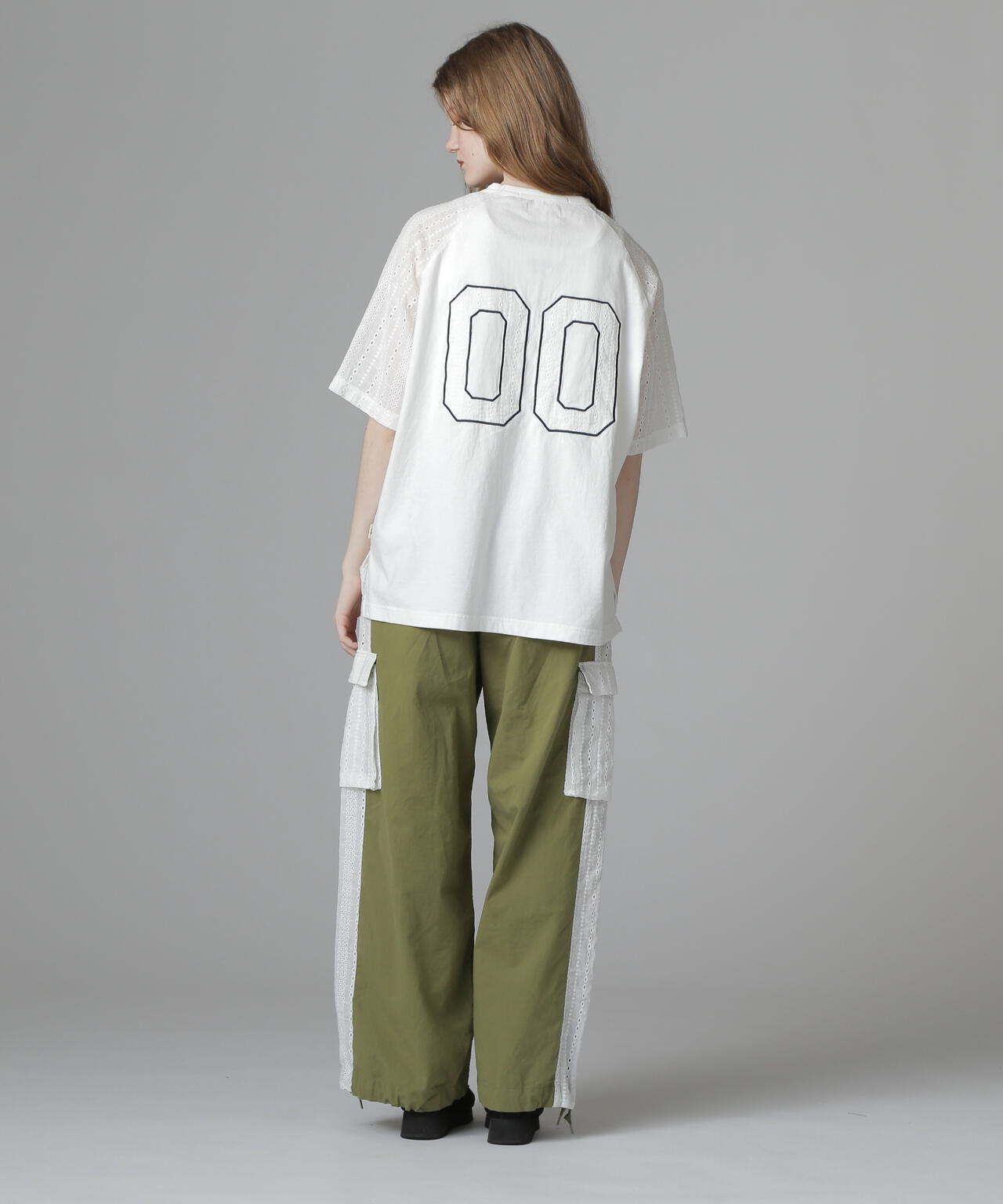 《WEB LIMITED Belle LINE》LACE NUMBERING T-SHIRT/レースナンバリングTシャツ