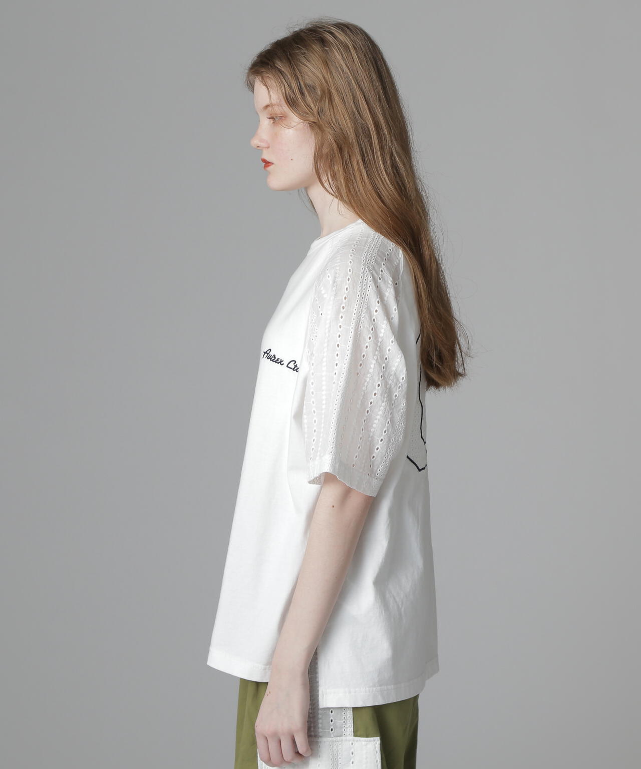 《WEB LIMITED Belle LINE》LACE NUMBERING T-SHIRT/レースナンバリングTシャツ