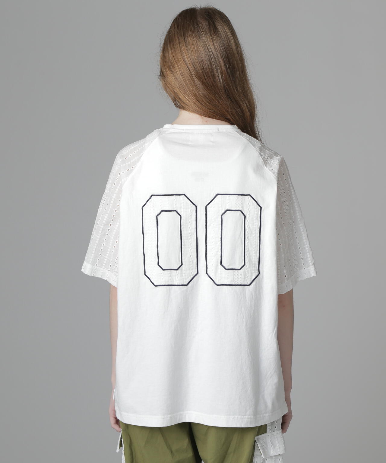《WEB LIMITED Belle LINE》LACE NUMBERING T-SHIRT/レースナンバリングTシャツ
