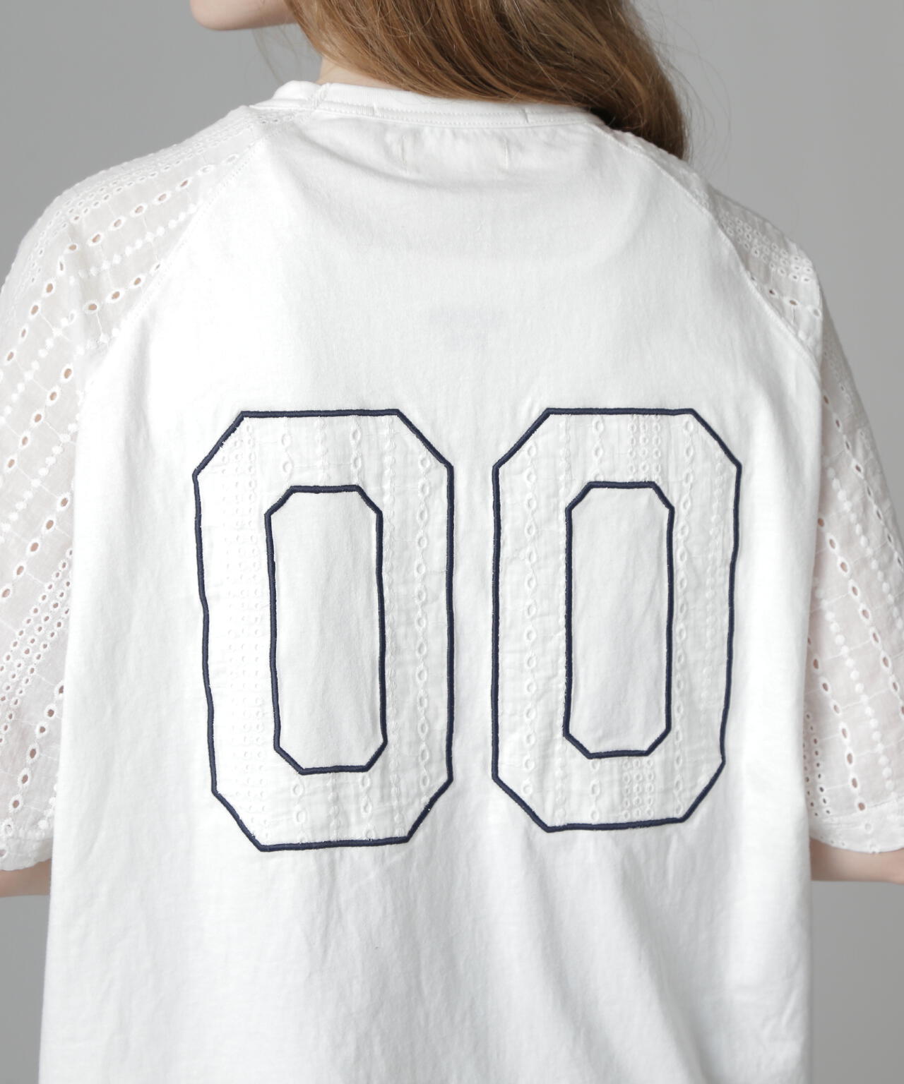 《WEB LIMITED Belle LINE》LACE NUMBERING T-SHIRT/レースナンバリングTシャツ