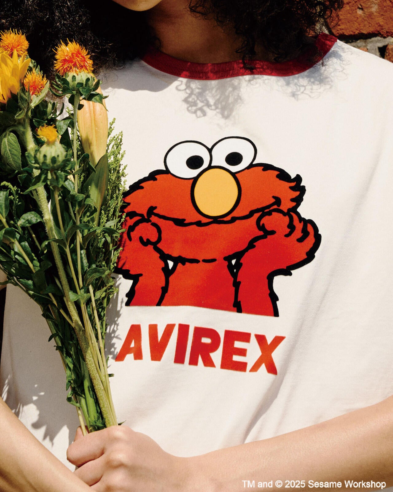 《SESAME STREET meets AVIREX》RINGER T-SHIRT