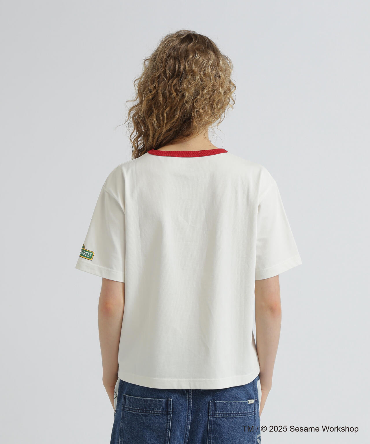 《SESAME STREET meets AVIREX》RINGER T-SHIRT