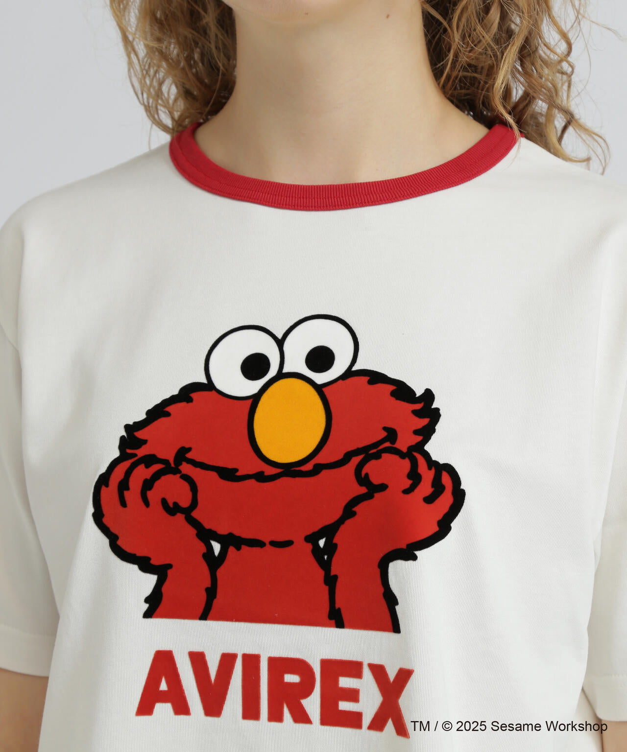 《SESAME STREET meets AVIREX》RINGER T-SHIRT