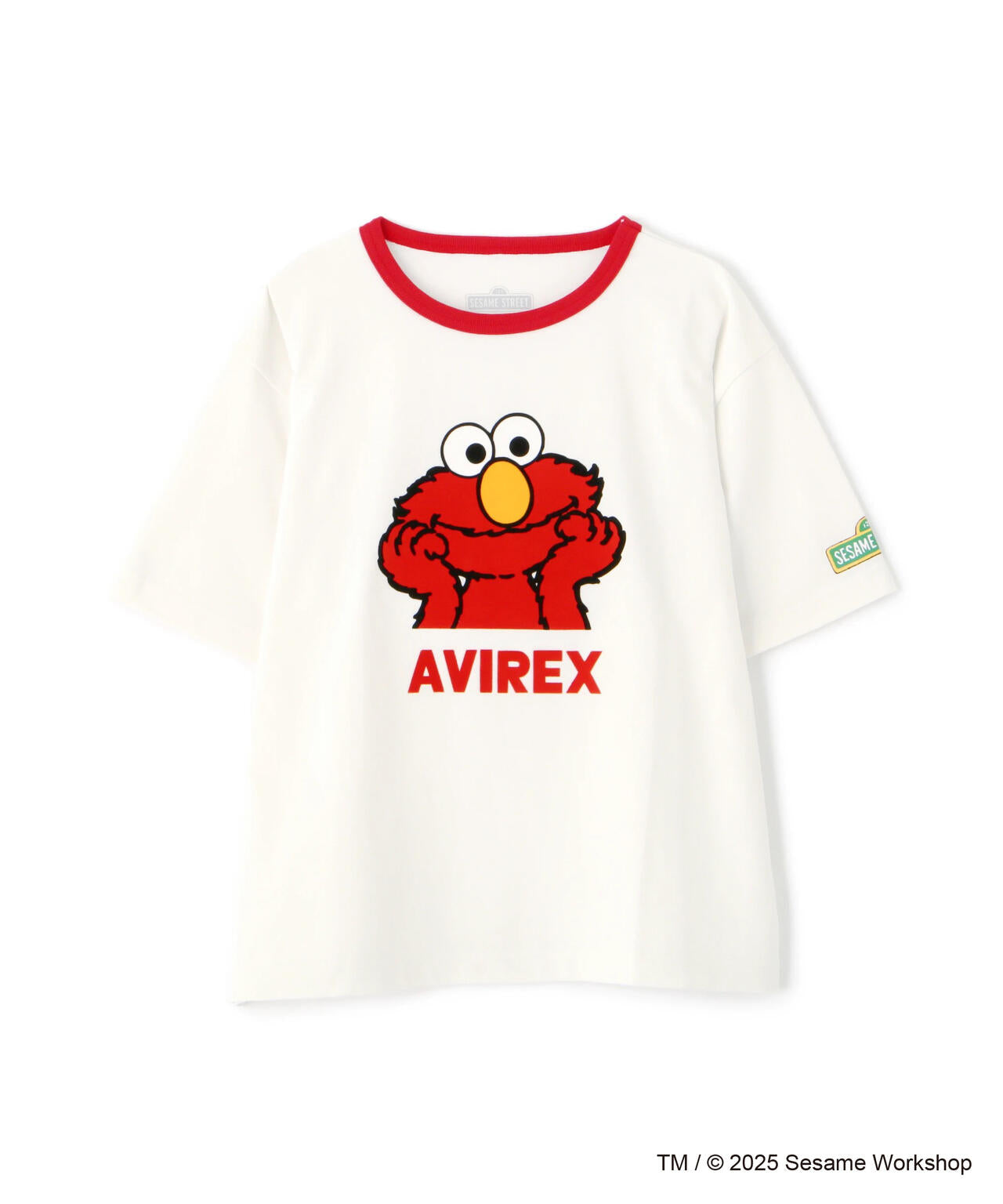 《SESAME STREET meets AVIREX》RINGER T-SHIRT