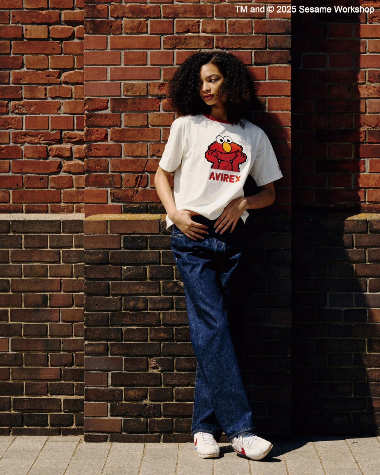 《SESAME STREET meets AVIREX》RINGER T-SHIRT