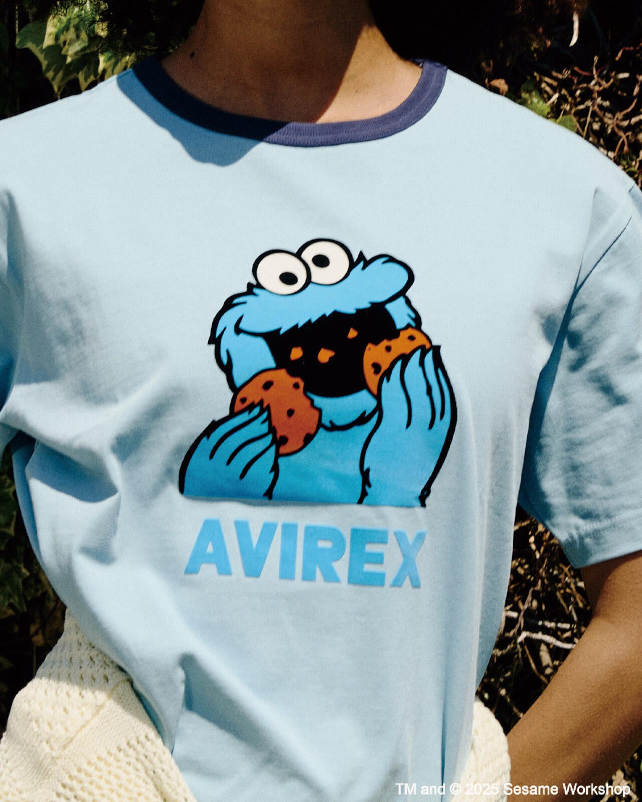 《SESAME STREET meets AVIREX》RINGER T-SHIRT