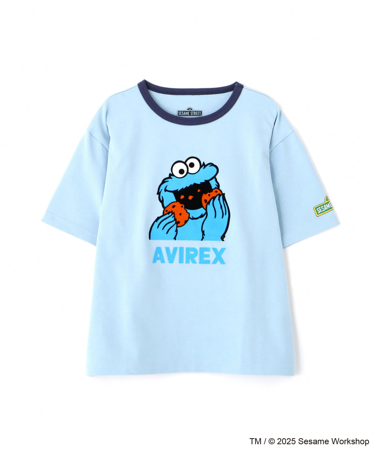 《SESAME STREET meets AVIREX》RINGER T-SHIRT