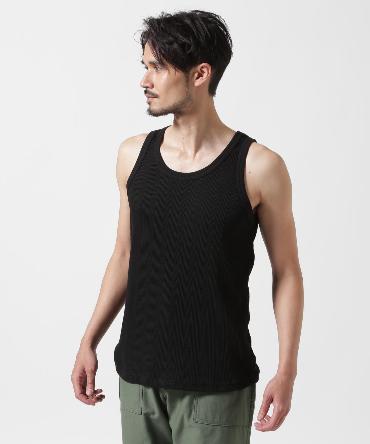 《直営店限定》RANDOM RIB TANK TOP / ランダムリブ タンクトップ