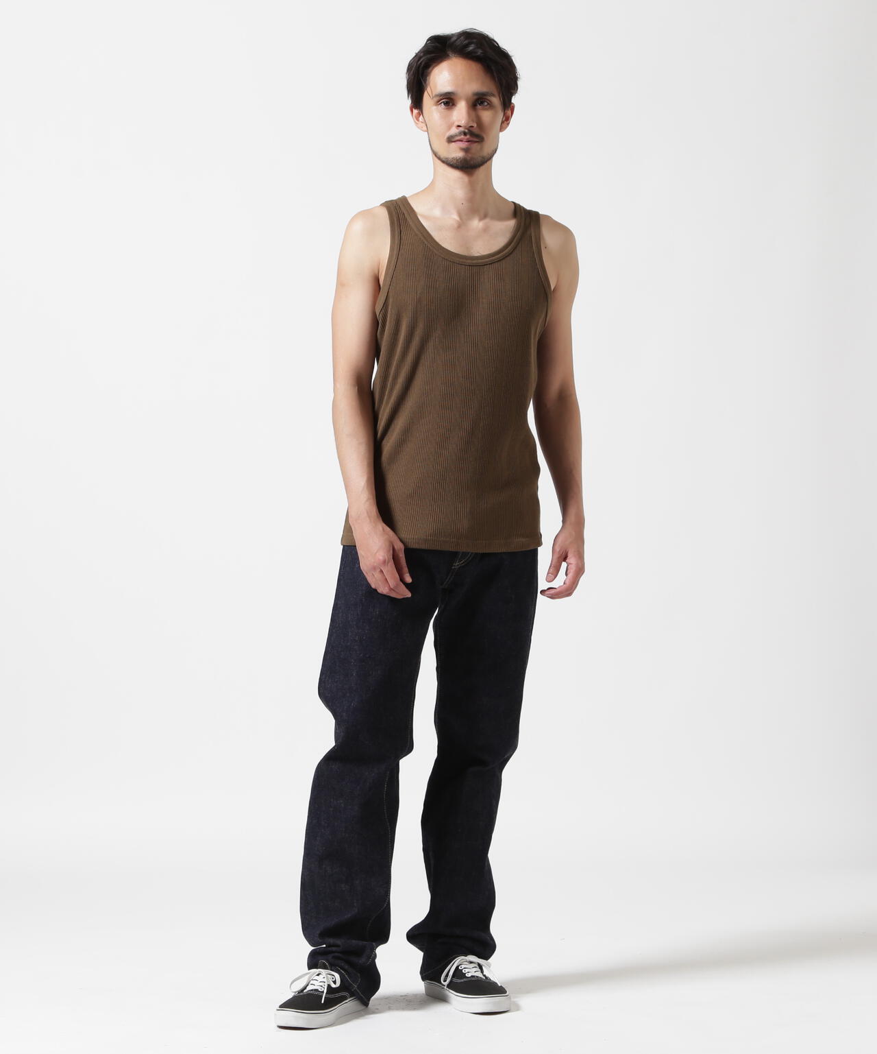 《直営店限定》RANDOM RIB TANK TOP / ランダムリブ タンクトップ