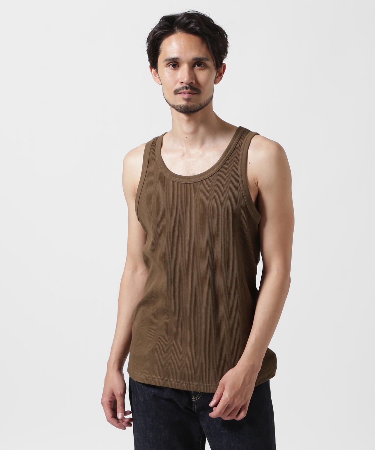 《直営店限定》RANDOM RIB TANK TOP / ランダムリブ タンクトップ