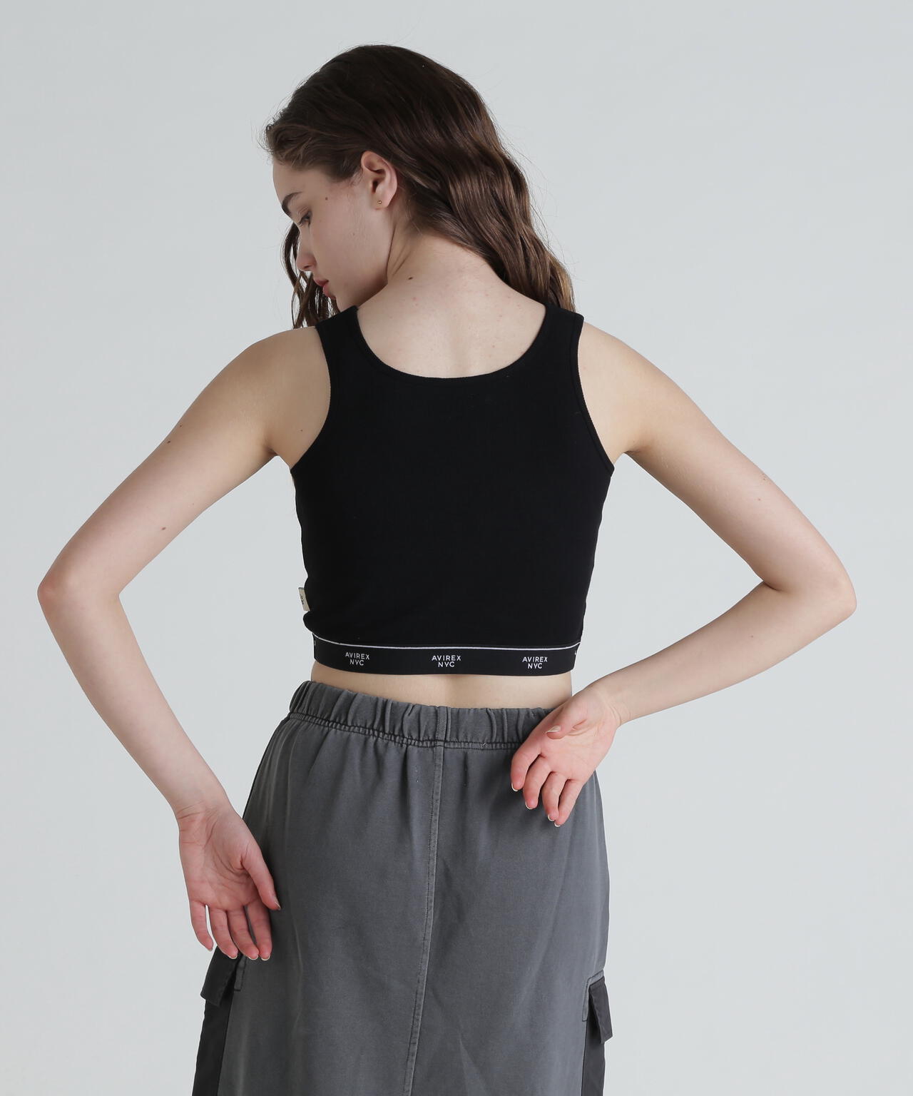 LOGO RUBBER TAPE BRA TOPS/ロゴラバーテープ ブラトップス
