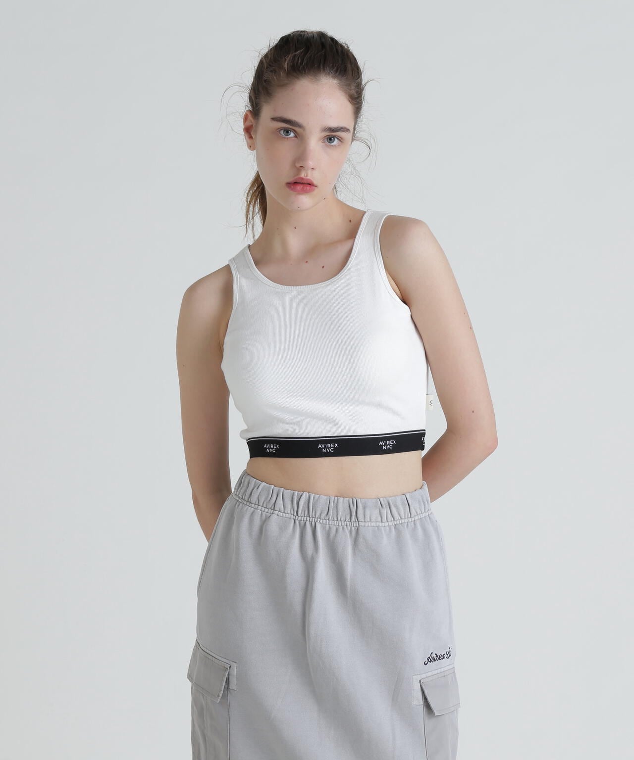 LOGO RUBBER TAPE BRA TOPS/ロゴラバーテープ ブラトップス