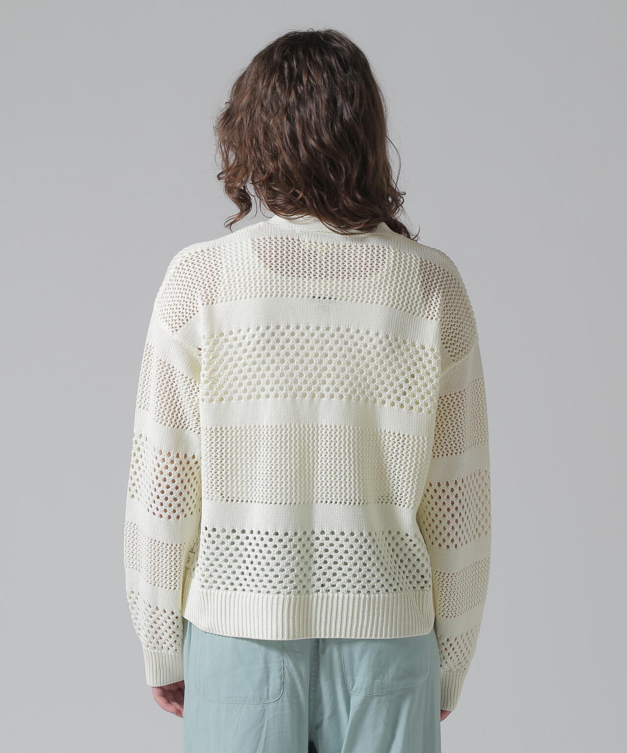 《直営店限定》MACRAME RIBBON KNIT CARDIGAN/マクラメリボンニットカーディガン