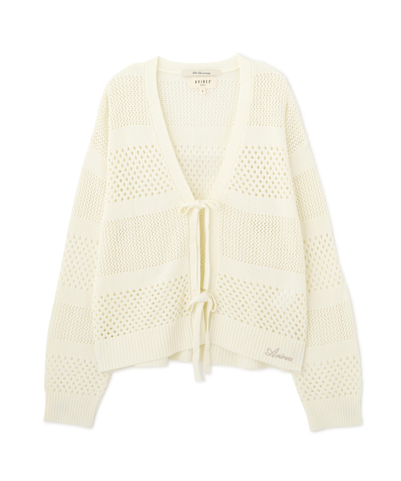《直営店限定》MACRAME RIBBON KNIT CARDIGAN/マクラメリボンニットカーディガン