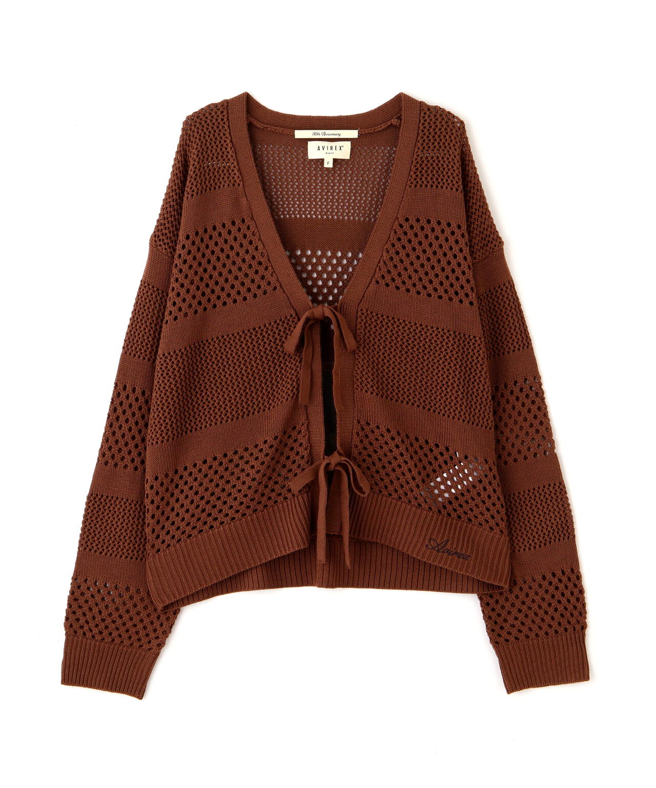 《直営店限定》MACRAME RIBBON KNIT CARDIGAN/マクラメリボンニットカーディガン