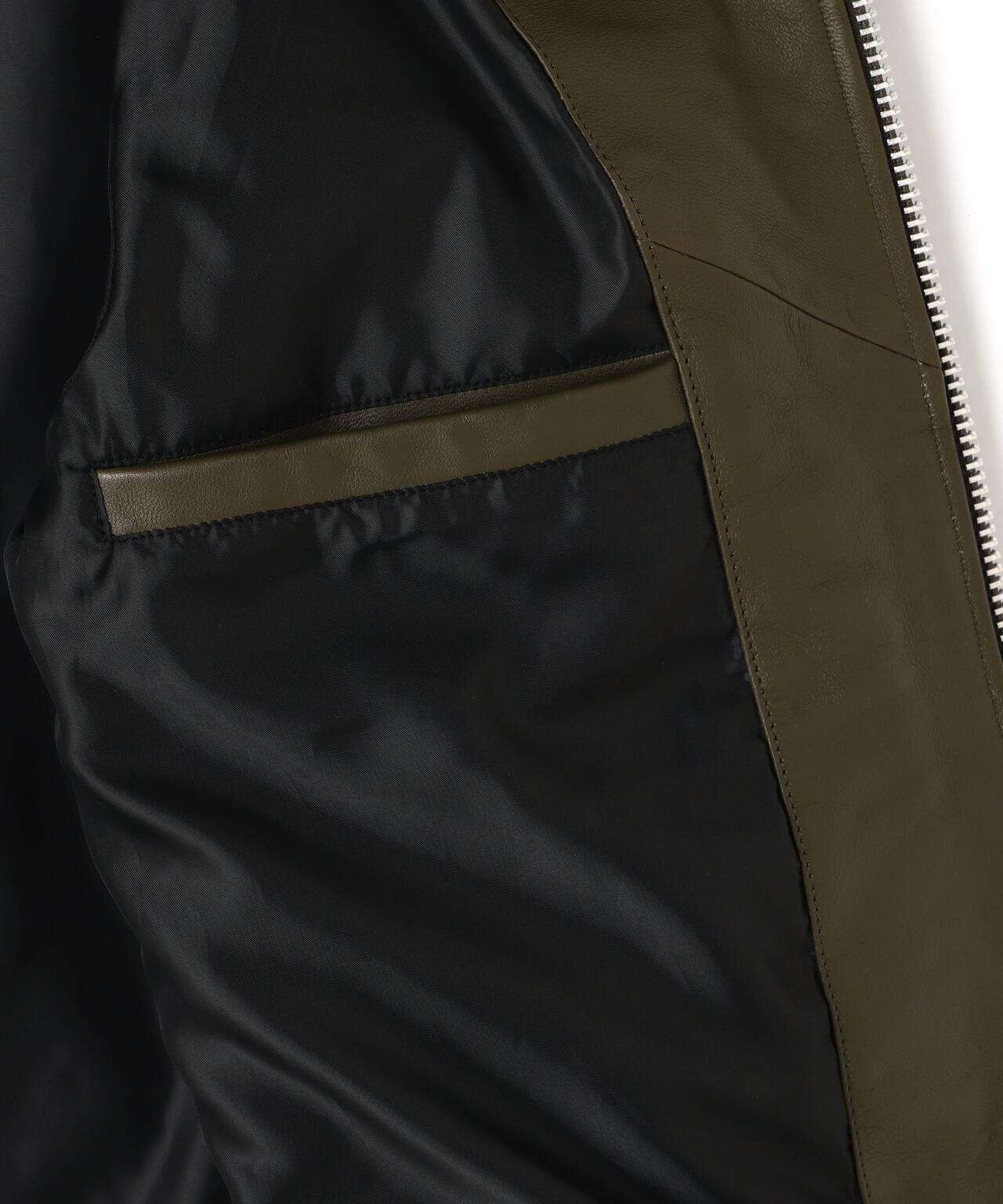 LEATHER MILITARY RIDERS JACKET/レザー ミリタリー ライダース