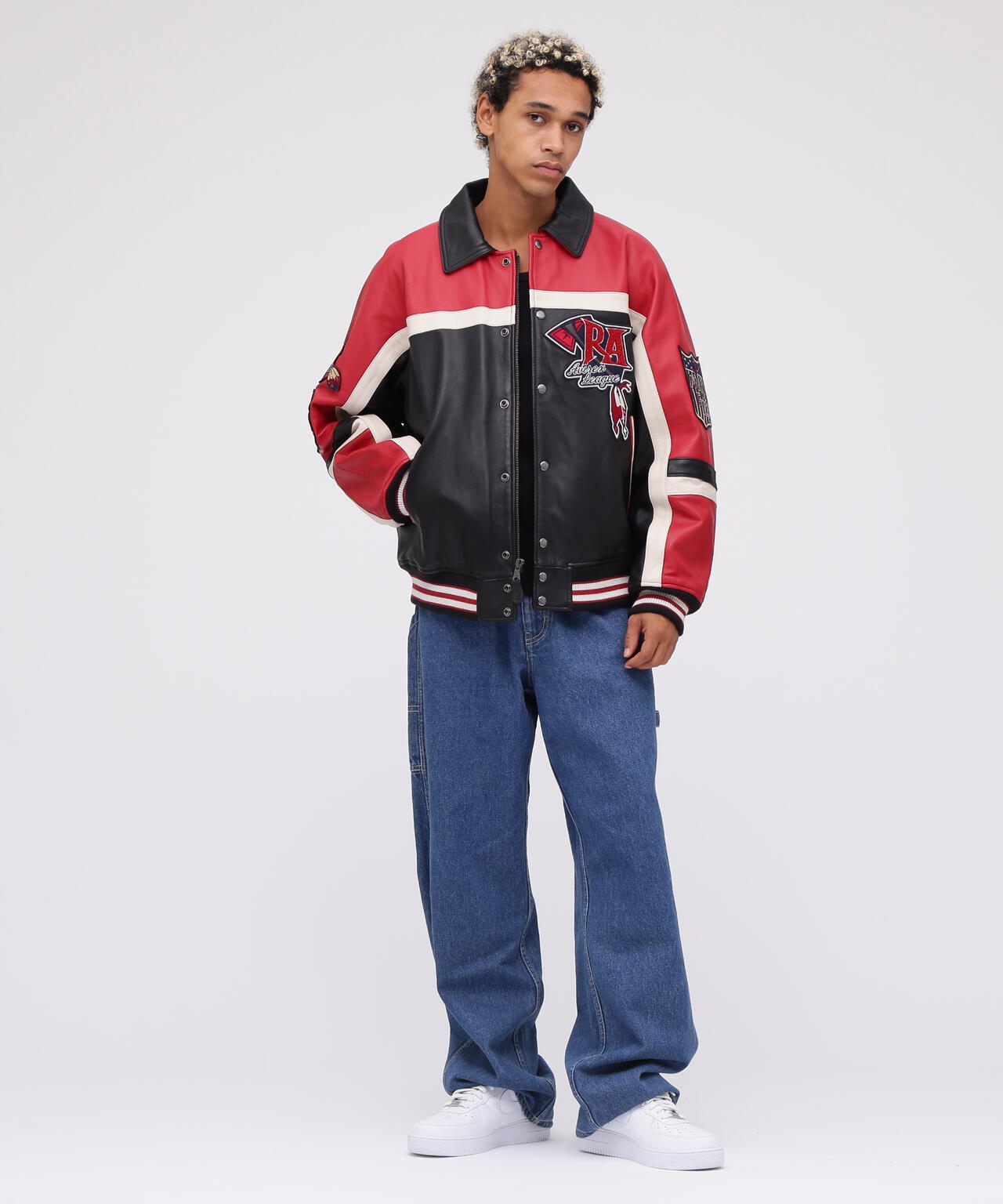 VARSITY JACKET RED AXES / バーシティジャケット レッドアクシズ / AVIREX / アヴィレックス