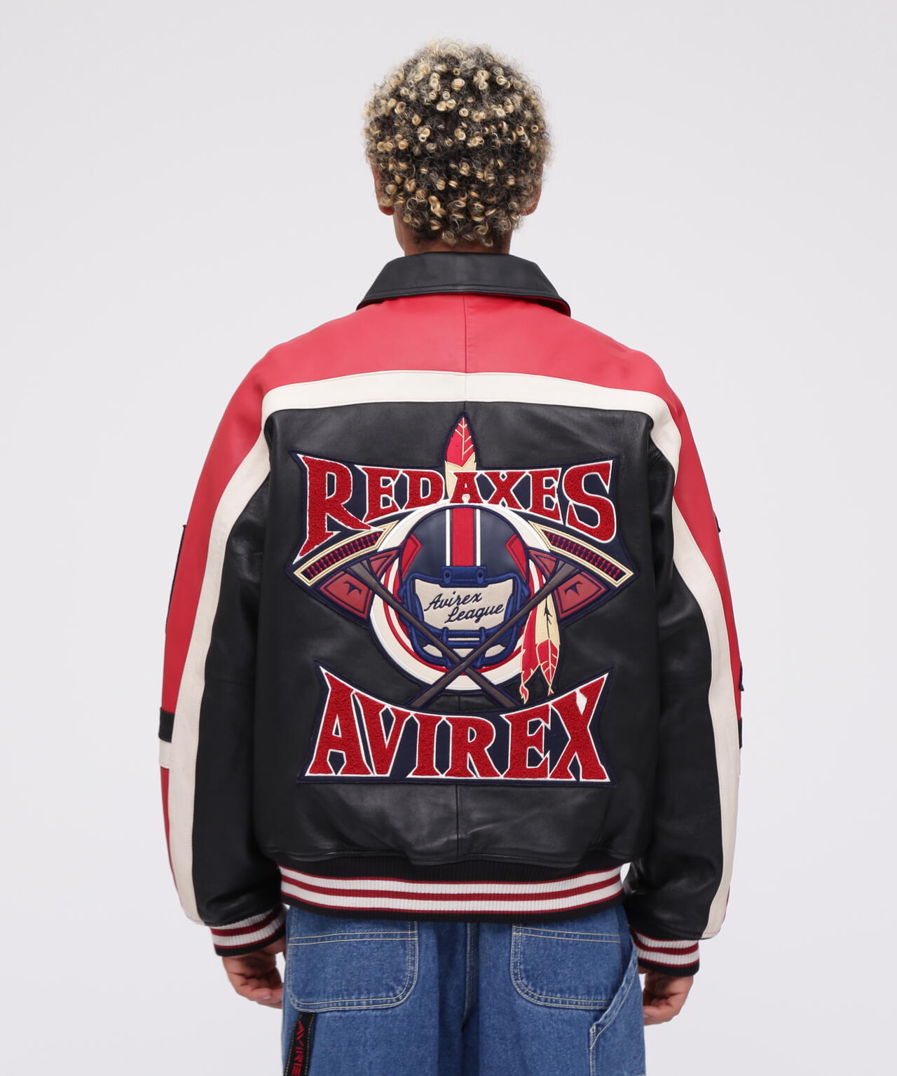 VARSITY JACKET RED AXES / バーシティジャケット レッドアクシズ / AVIREX / アヴィレックス