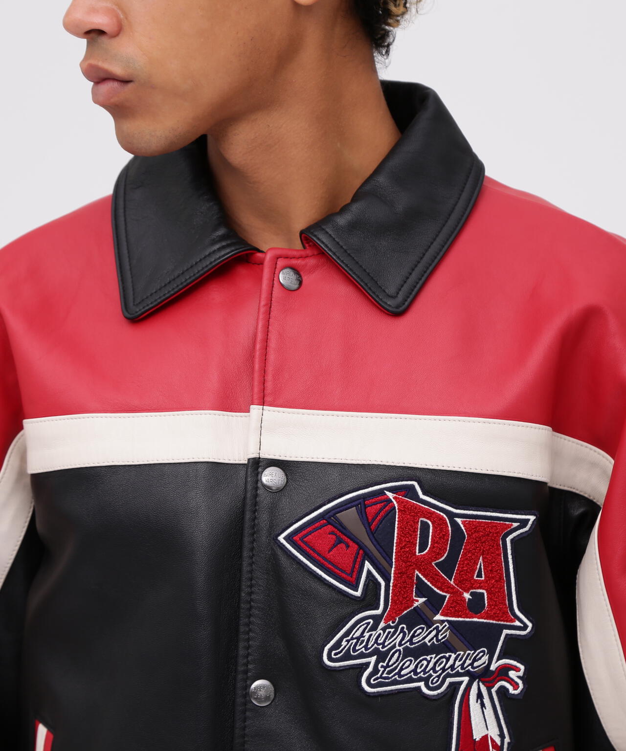 VARSITY JACKET RED AXES / バーシティジャケット レッドアクシズ / AVIREX / アヴィレックス