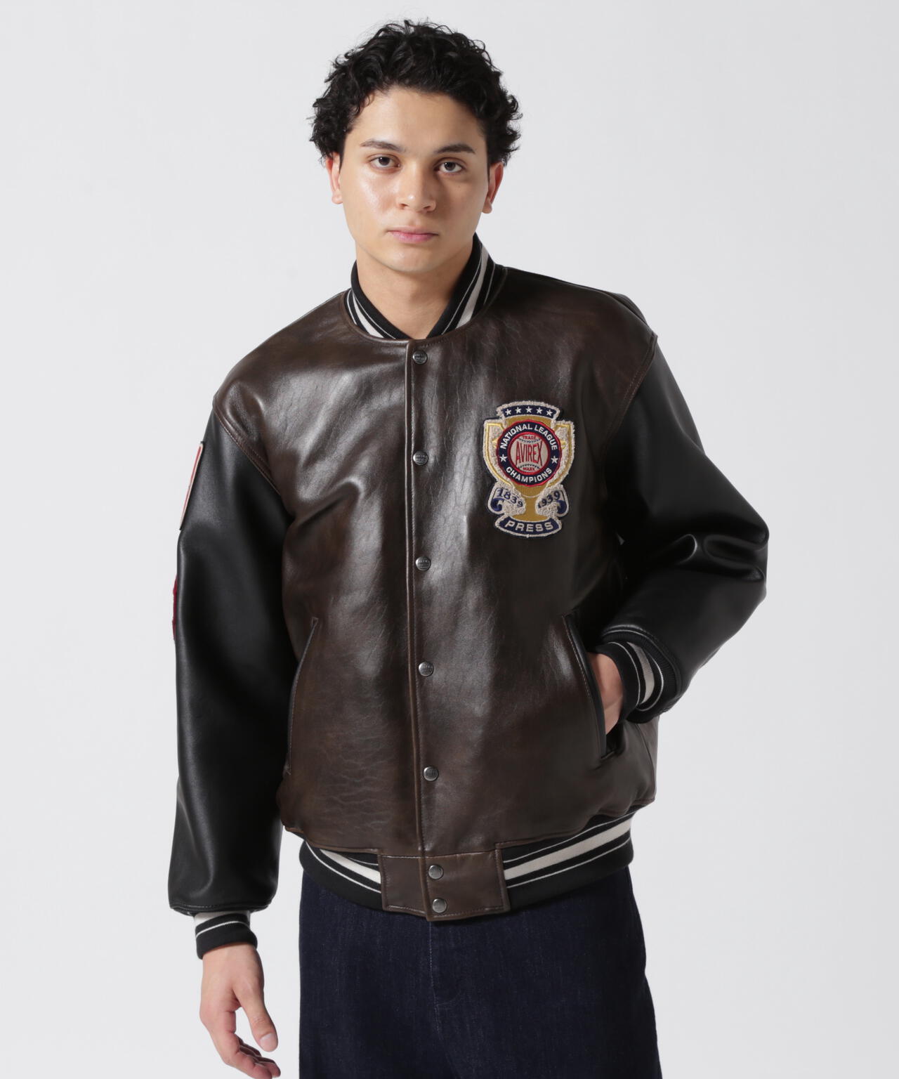 《AVIREX|MOANDMOCLOTHING》STADIUM JACKET ”WORLD SERIES”