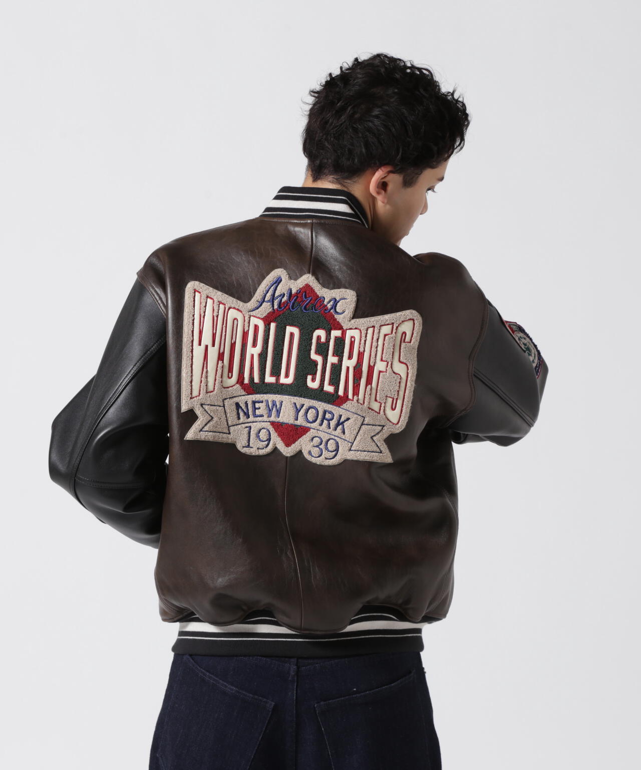 《AVIREX|MOANDMOCLOTHING》STADIUM JACKET ”WORLD SERIES”