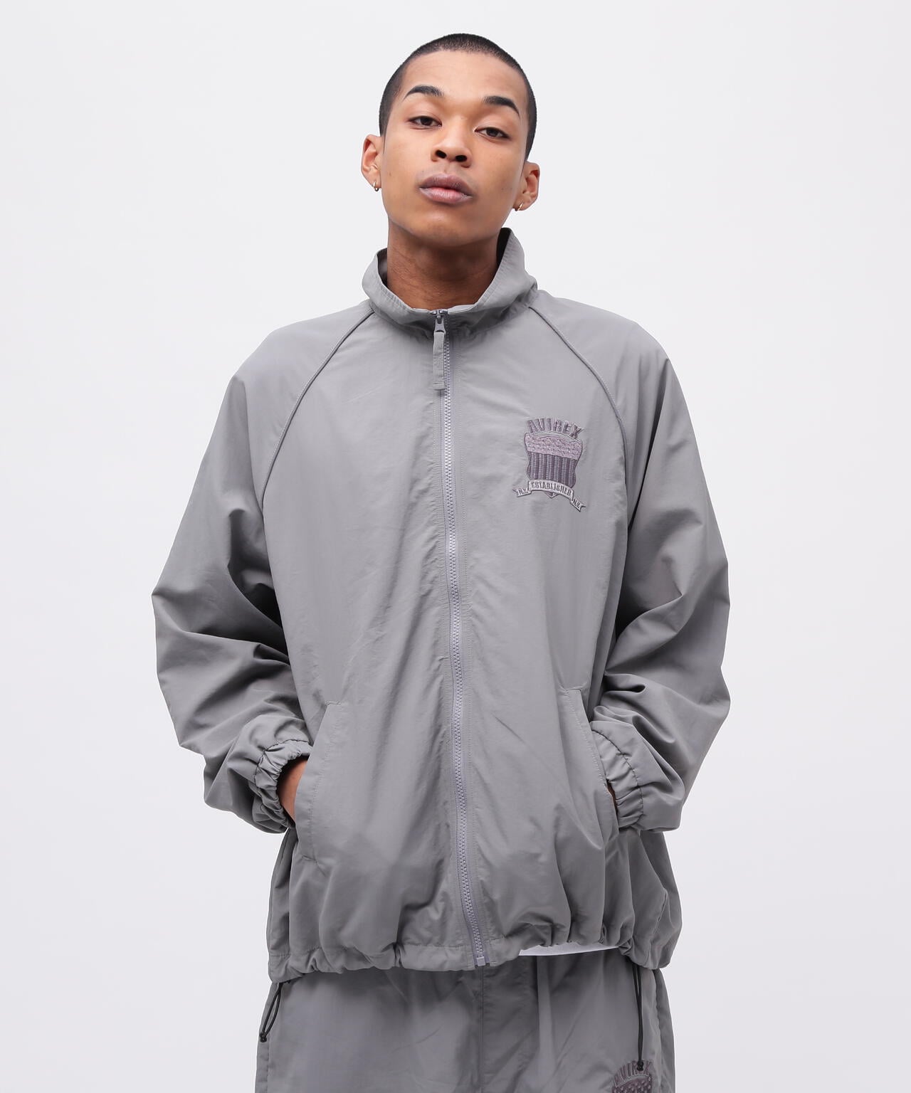 NYLON PIPING STAND JACKET / ナイロン パイピング スタンドジャケット / AVIREX / アヴィレックス