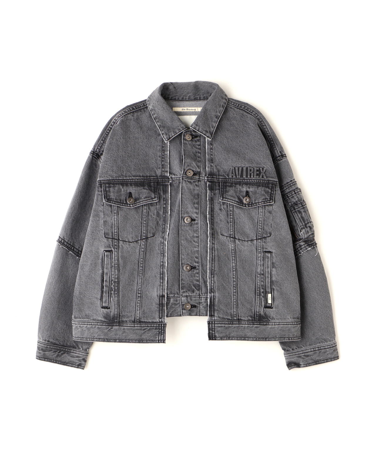 L/S EMBOSSING DENIM JACKET/エンボス デニムジャケット
