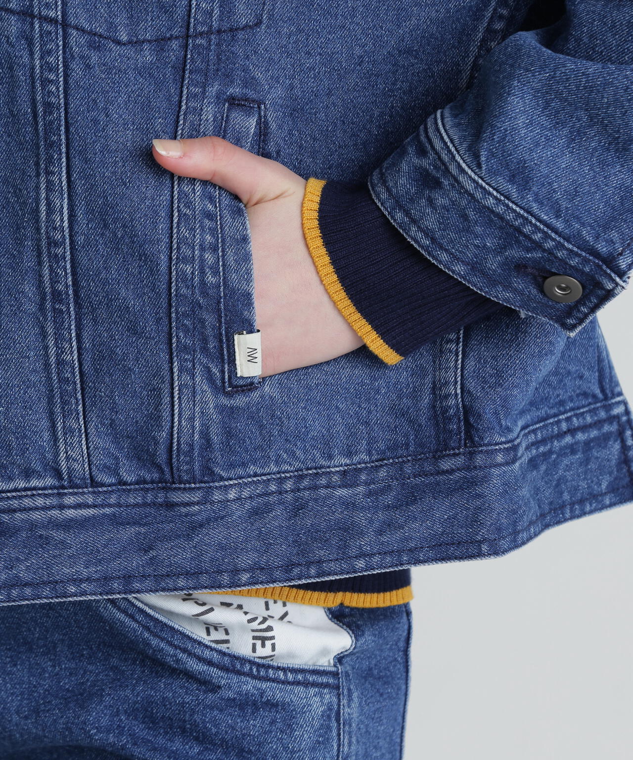 L/S EMBOSSING DENIM JACKET/エンボス デニムジャケット