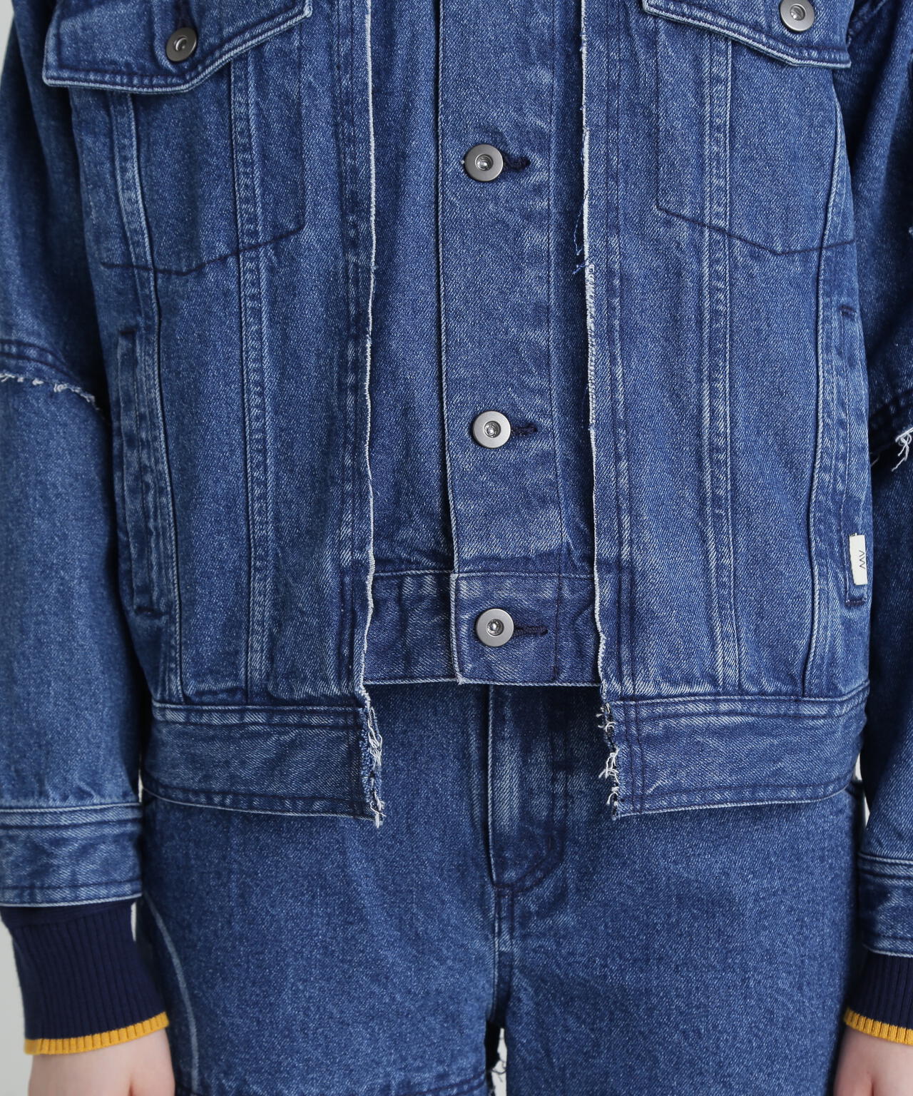 L/S EMBOSSING DENIM JACKET/エンボス デニムジャケット