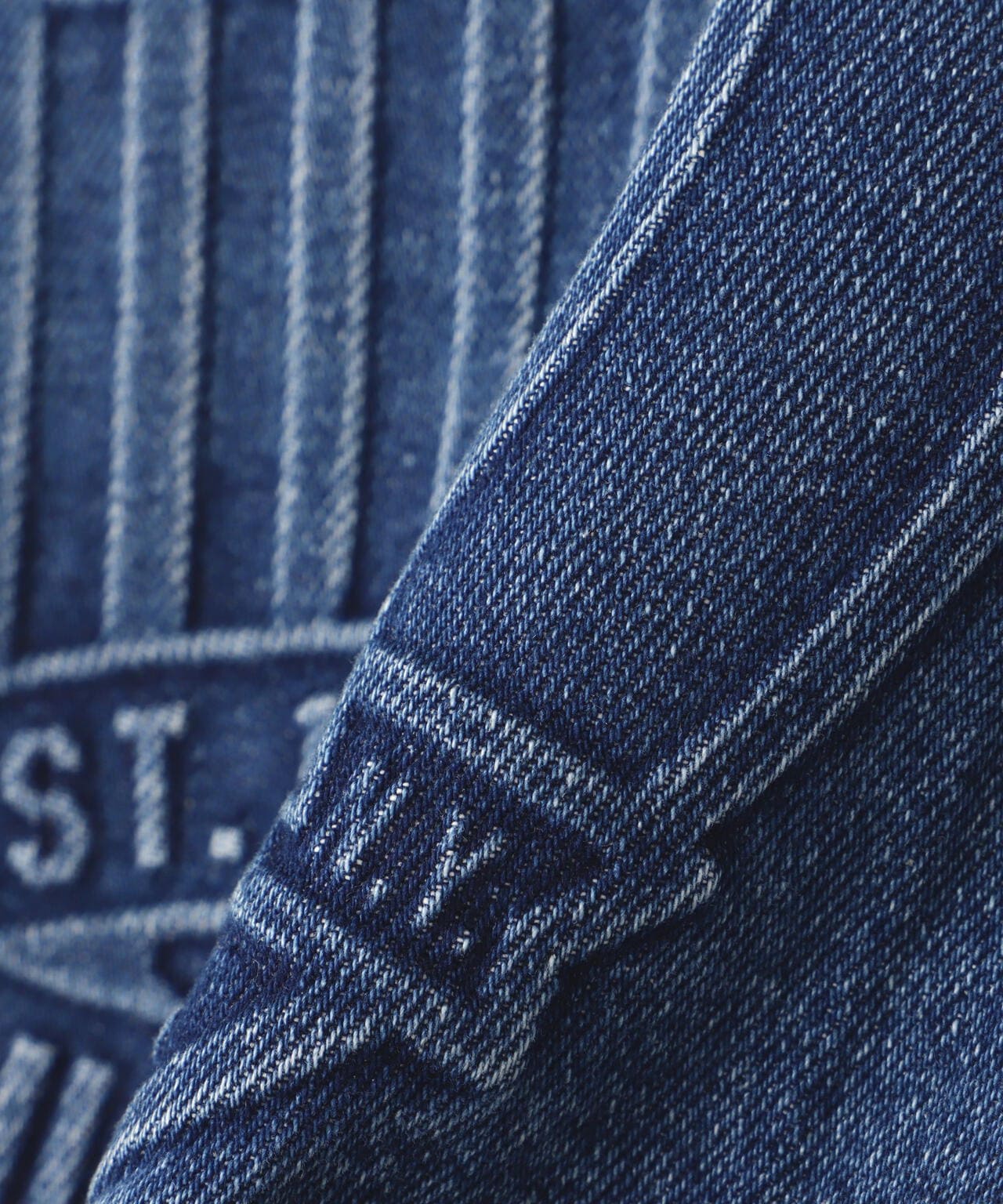 L/S EMBOSSING DENIM JACKET/エンボス デニムジャケット